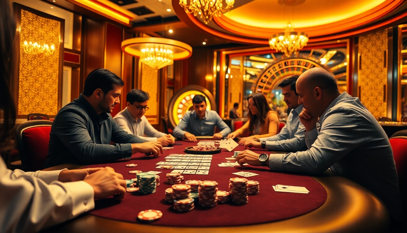Experience thrilling poker action at https://ok88vn.net/ with vibrant chips and intense players.